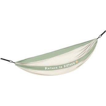 Гамак NATUREHIKE NH21DC011 двухместный ультралёгкий светло-серый с зеленым